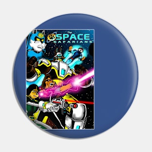 The Space Safarians Team Action Pin