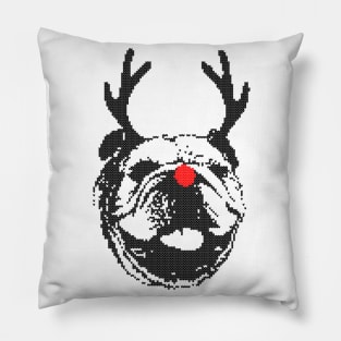 pitbull dogmas ugly christmas Pillow