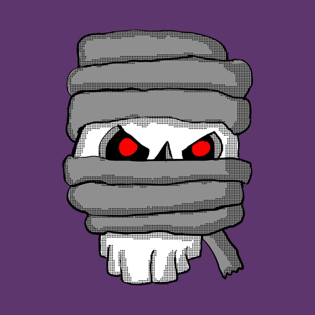 Cartoon Mummy head by Eric03091978