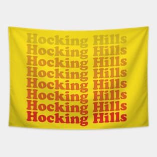 Hocking Hills State Park Ohio Retro Tapestry