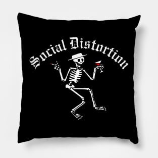 Social Distortion Skelly Pillow