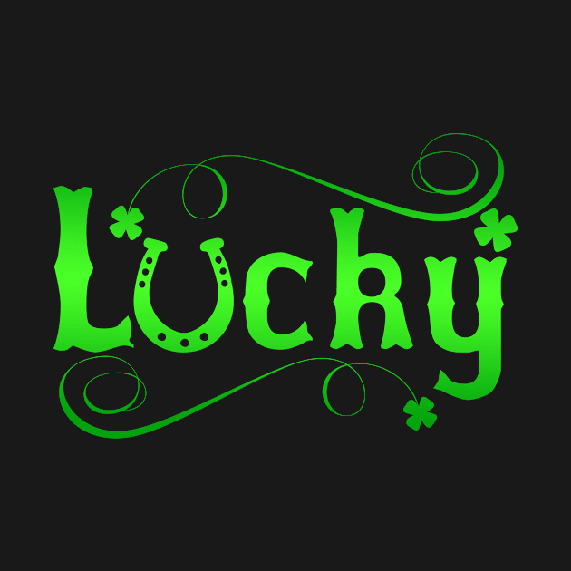 Lucky irish T Shirt Ireland Paddys Day Gift by biNutz