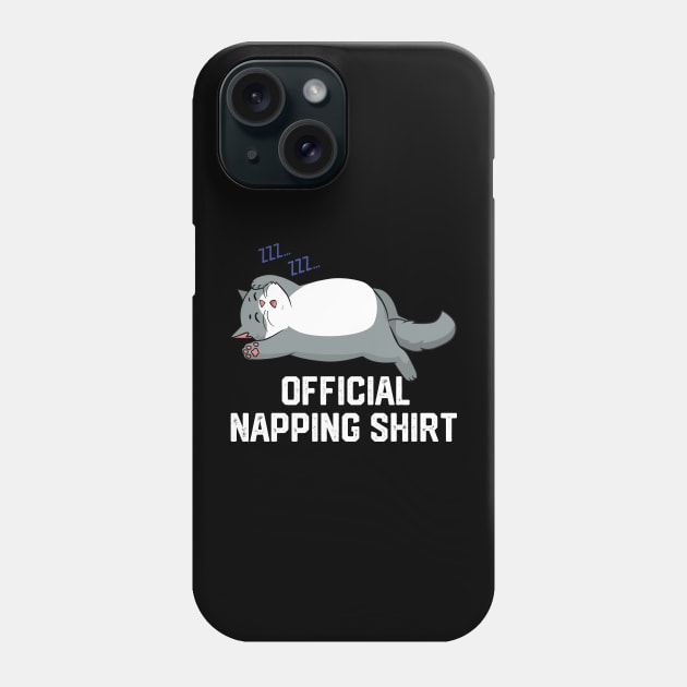 official napping shirt Phone Case by spantshirt