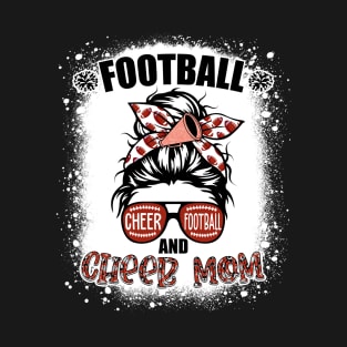 Football And Cheer Mom Cheerleading T-Shirt