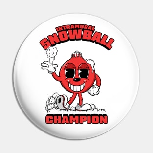 Intramural Snowball Champion Pin