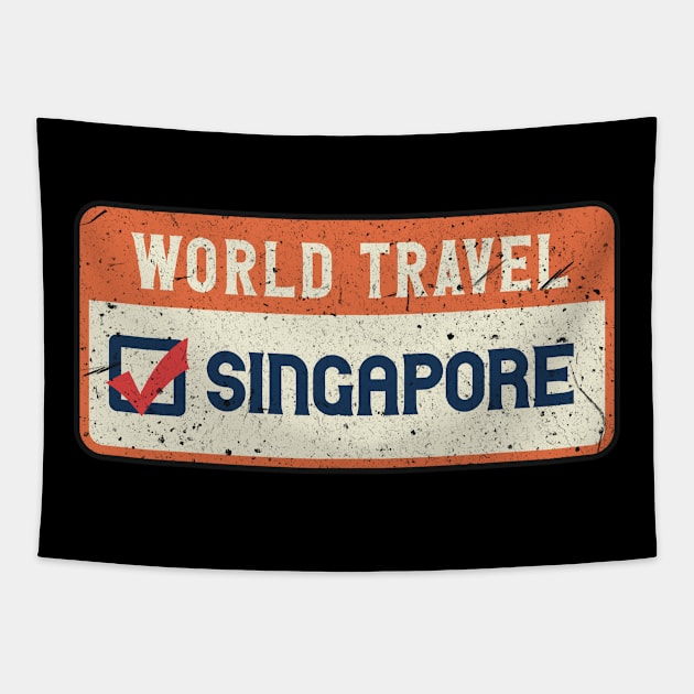 Singapore world travel Tapestry by SerenityByAlex