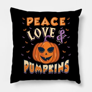 Peace Love and Pumpkins Pillow