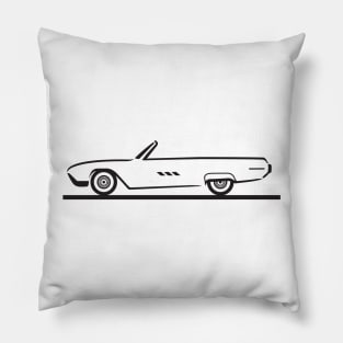 1963 Ford Thunderbird Convertible Pillow