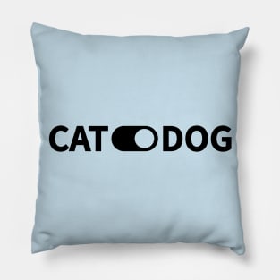 Dog Person's Cat Dog Poll Pillow