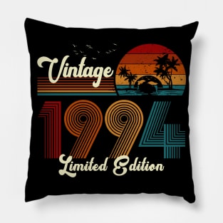 Vintage 1994 Shirt Limited Edition 26th Birthday Gift Pillow