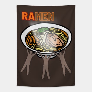 Funny Ramen - Ramen Worshippers Tapestry