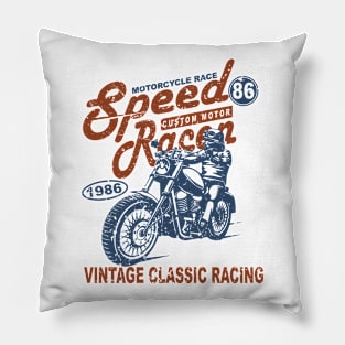 Motorcycle ride to live Pillow