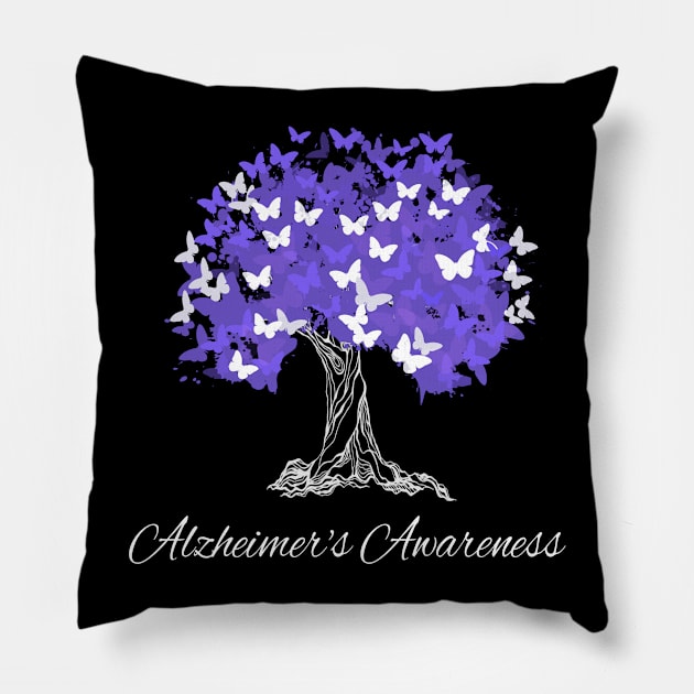 Alzheimers Awareness Pillow by MerchAndrey