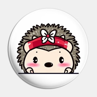 Sneaky japanese hedgehog so cute Pin