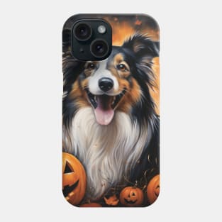 Collie Halloween Phone Case