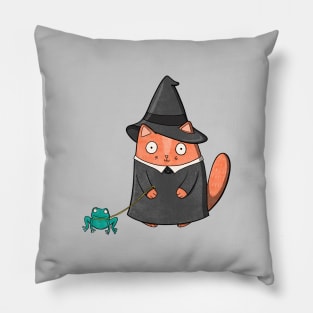 Witch Cat Pillow