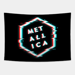 ALLICA POLYGON GLITCH Tapestry