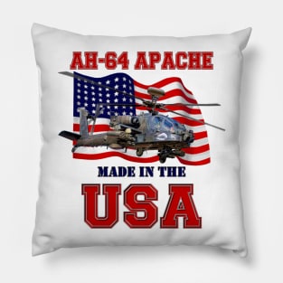 AH-64 Apache Made in the USA Pillow