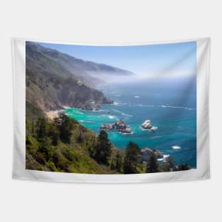 Scenic Pacific Coastline Tapestry