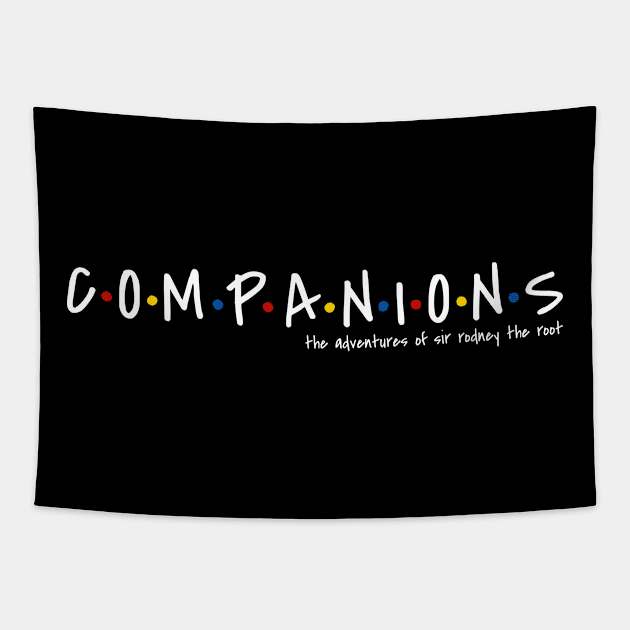 Companions (white text) Tapestry by TalkingFishPodcasts