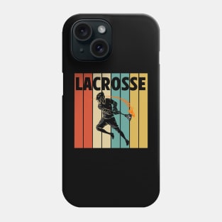 Vintage Lacrosse Player Phone Case