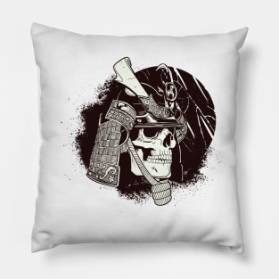 Samurai Skull Pillow