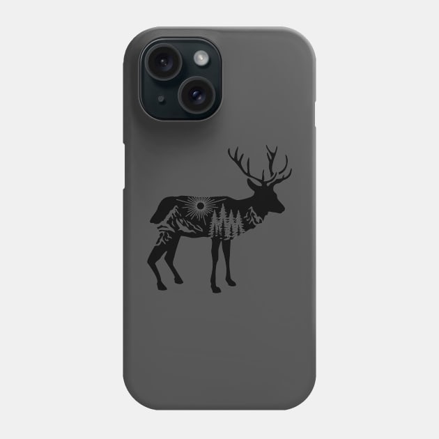 Reindeer Phone Case by Designs by Katie Leigh