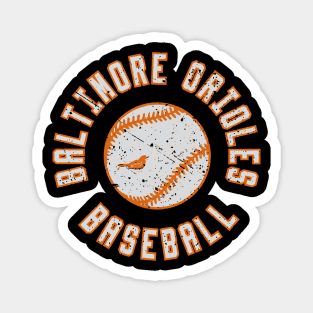 Vintage Baltimore Orioles Baseball Magnet