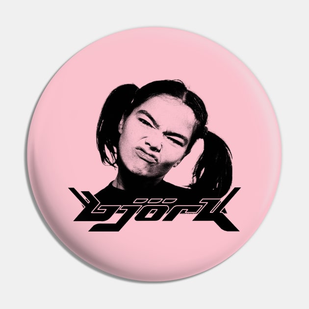 Bjork 90s Design Pin by Knockbackhaunt