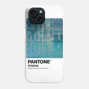 PANTONE MONET - PANTONE Palazzo da Mula, Venice (1908) by Claude Monet Poster Phone Case