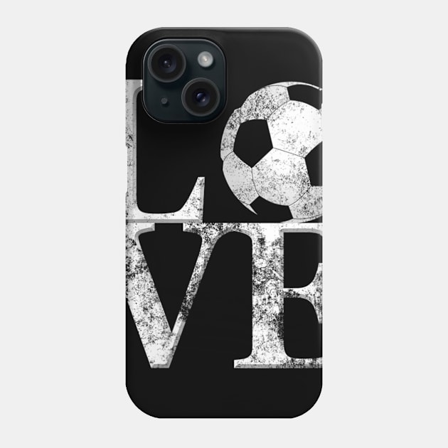 Womens Soccer LOVE Football Phone Case by Fowlerbg