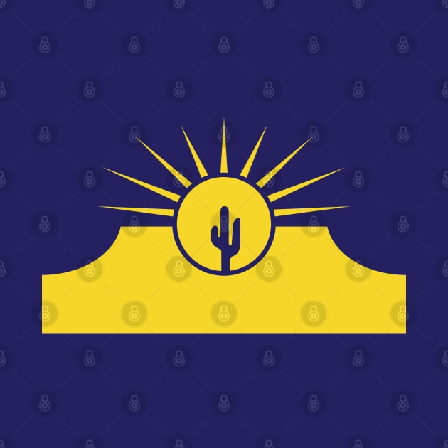 Flag of Mesa, Arizona by brigadeiro