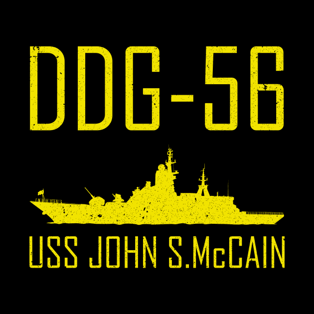 USS Johns Mccain DDG-56 Destroyer Ship Veteran by nicolinaberenice16954