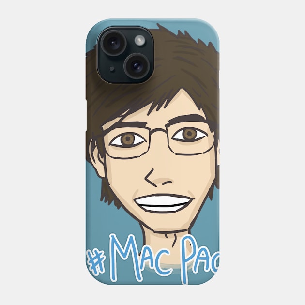 MacKenzie Bourg Tee Phone Case by idolfangear