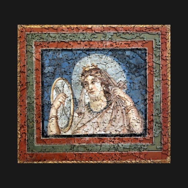 Roman Empress with mirror by Mosaicblues