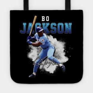Bo Jackson Bo Knows Signature Vintage Legend Baseball Football Rap Bootleg Graphic Style Tote