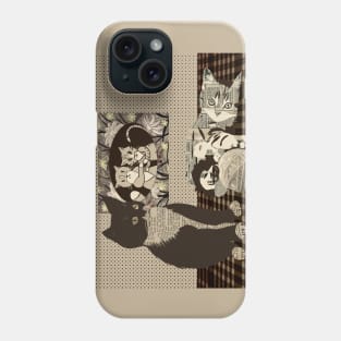 Black and white kittens Phone Case