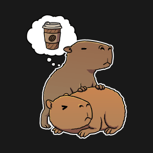 Capybara thirsty for Coffee take away T-Shirt