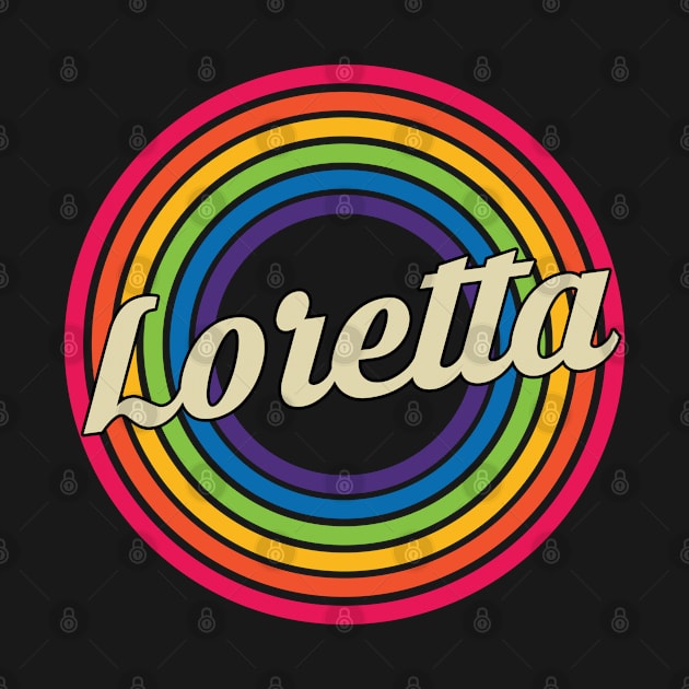 Loretta - Retro Rainbow Style by MaydenArt