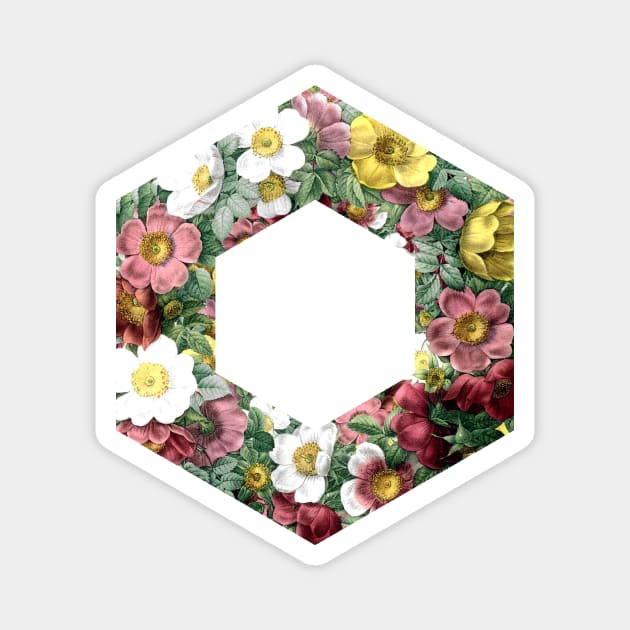 shine//FLORAL Magnet by Fowlest