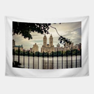 Central Park Postcard Tapestry