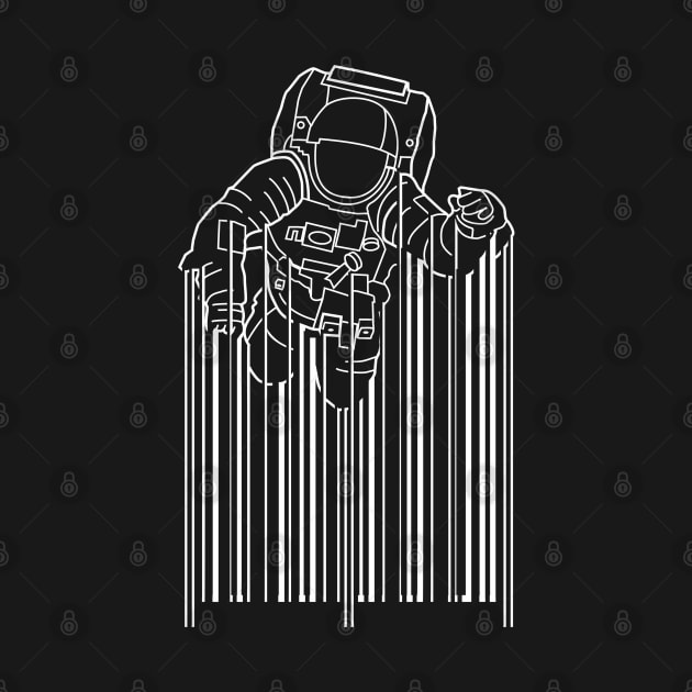 Astronaut Barcode by EddieBalevo