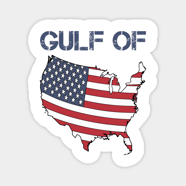 Gulf of United States of America USA Funny gulf of america Magnet by ArtistTee ⭐⭐⭐⭐⭐