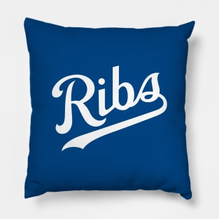 KC Ribs - Blue 1 Pillow