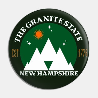 The Granite State, New Hampshire Pin