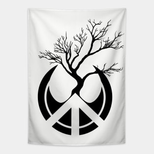 Art of Peace Gallery Logo Tapestry