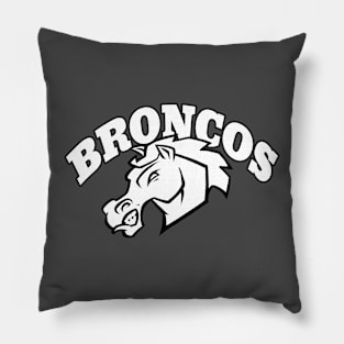 Broncos mascot Pillow