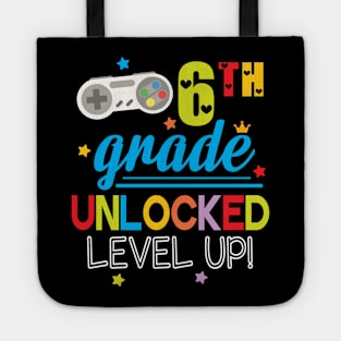 Gamer Students 6th Grade Unlocked Level Up Back To School Tote