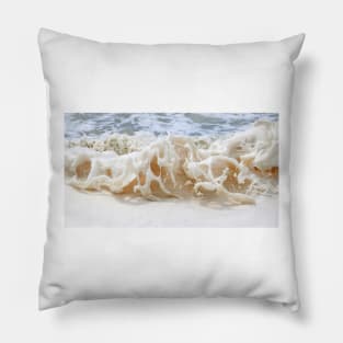 sea foam. Pillow