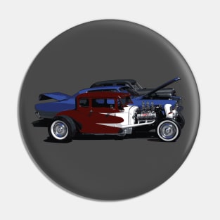 hot rod trio Pin